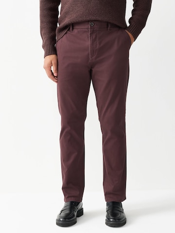Slimfit Pantaloni chino di Next in marrone: frontale