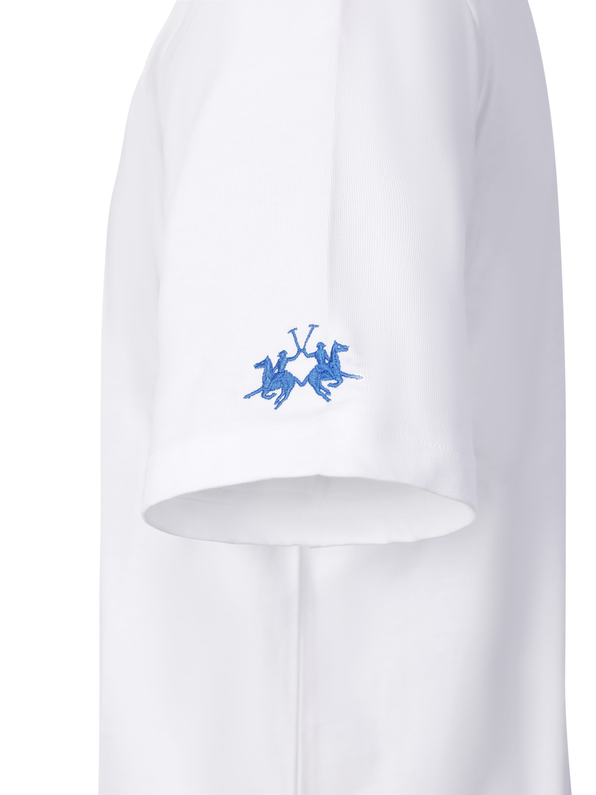 T-Shirt ' MCR326 ' La Martina en blanc
