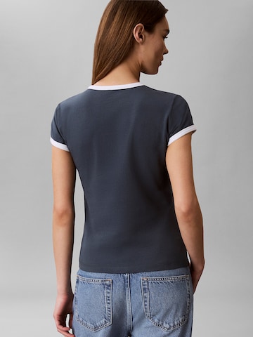 Calvin Klein Jeans Regular T-Shirt in Blau