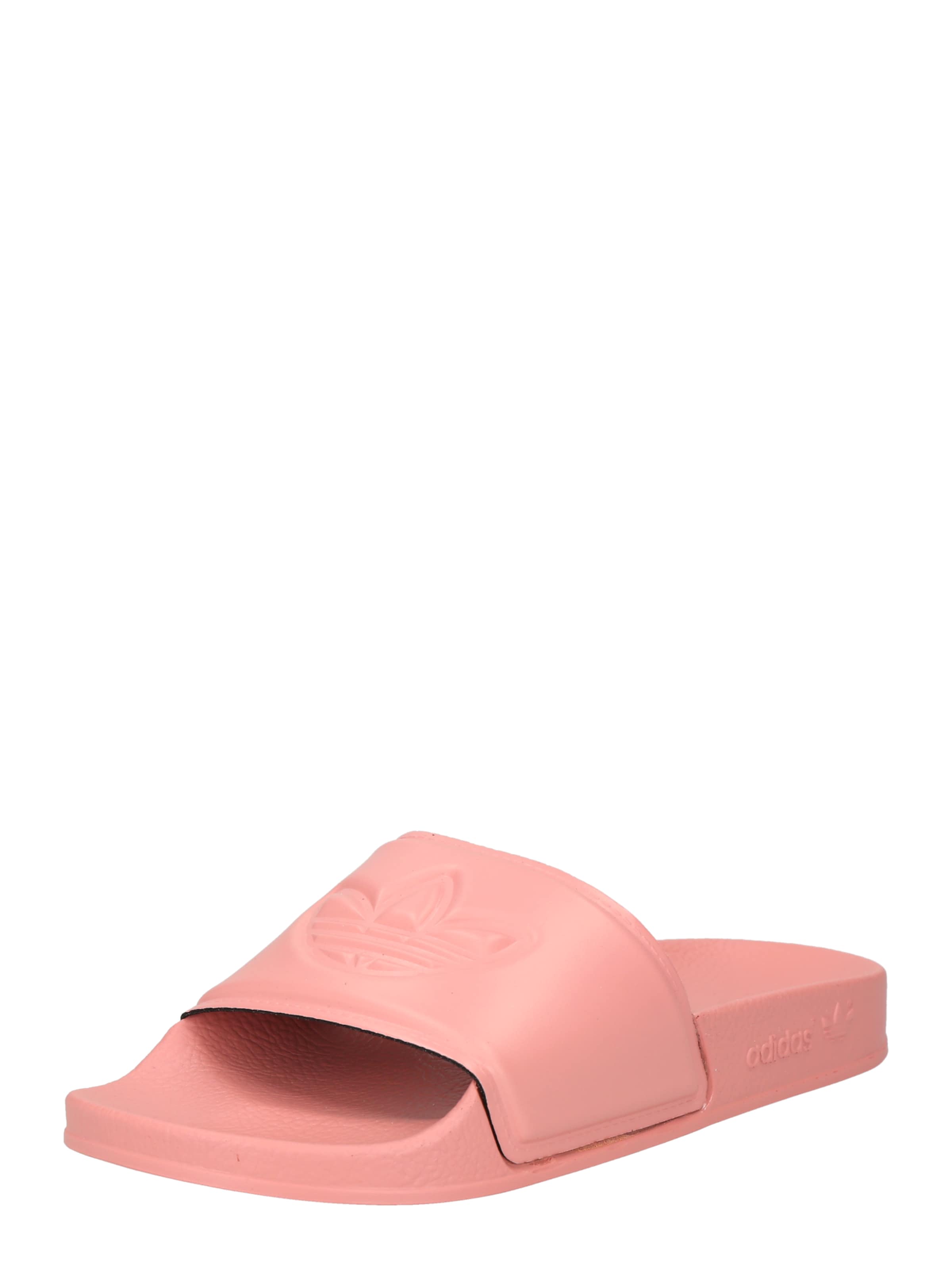 ADIDAS ORIGINALS Mules 'ADILETTE TREFOIL' in Pink: front