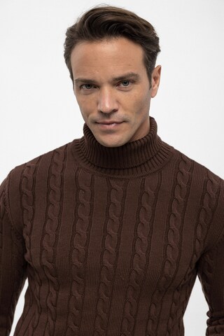 Pull-over Felix Hardy en marron