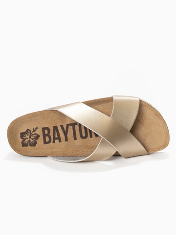 Bayton - Zapatos abiertos 'GOMERA' en oro