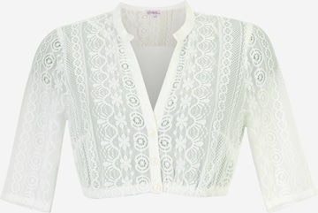 MARJO - Blusa tradicional 'GINGER-LINDA' en blanco: frente