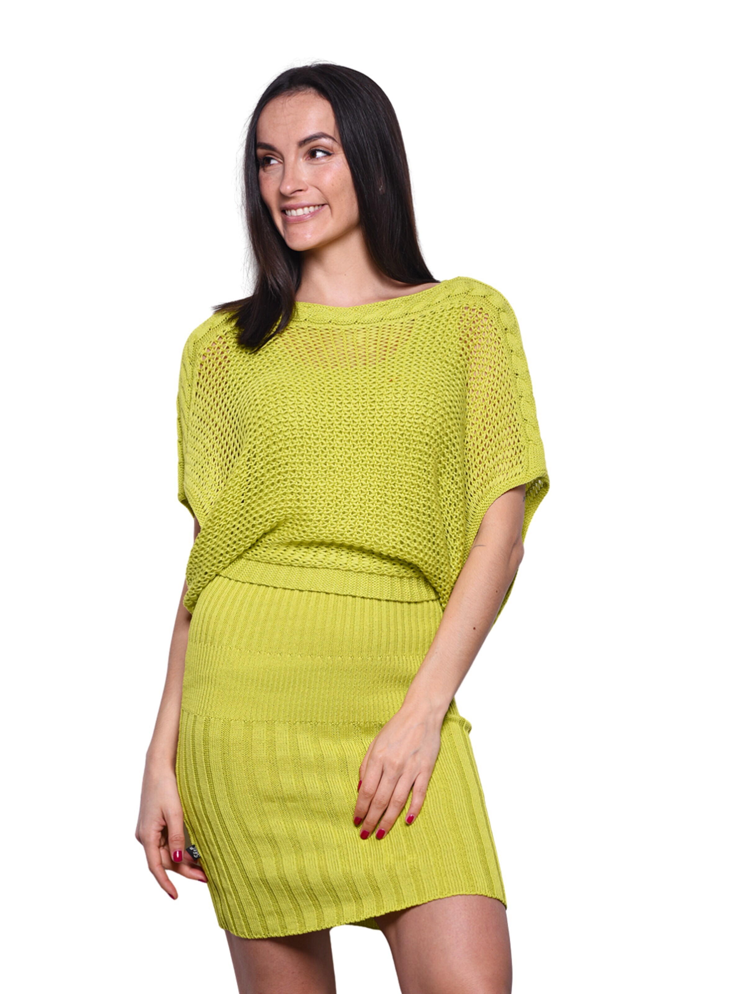 Süel knitwear Gebreide top 'Birthday' in Groen