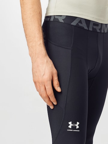 UNDER ARMOUR Skinny Workout Pants in Black