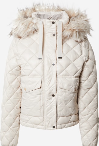 River Island Winterjas in Beige: voorkant