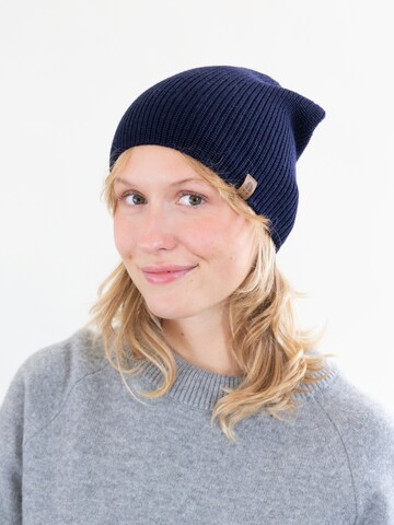KOPYTO Beanie 'HIRSCH' in Blue: front