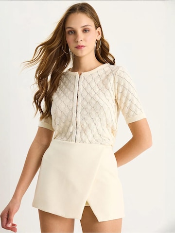 Chemisier Bianco Lucci en beige