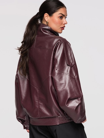 Ombre Between-season jacket in Red
