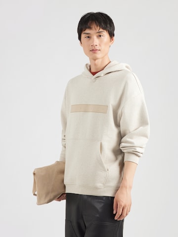 Felpa 'Dalihood' di HUGO in beige: frontale