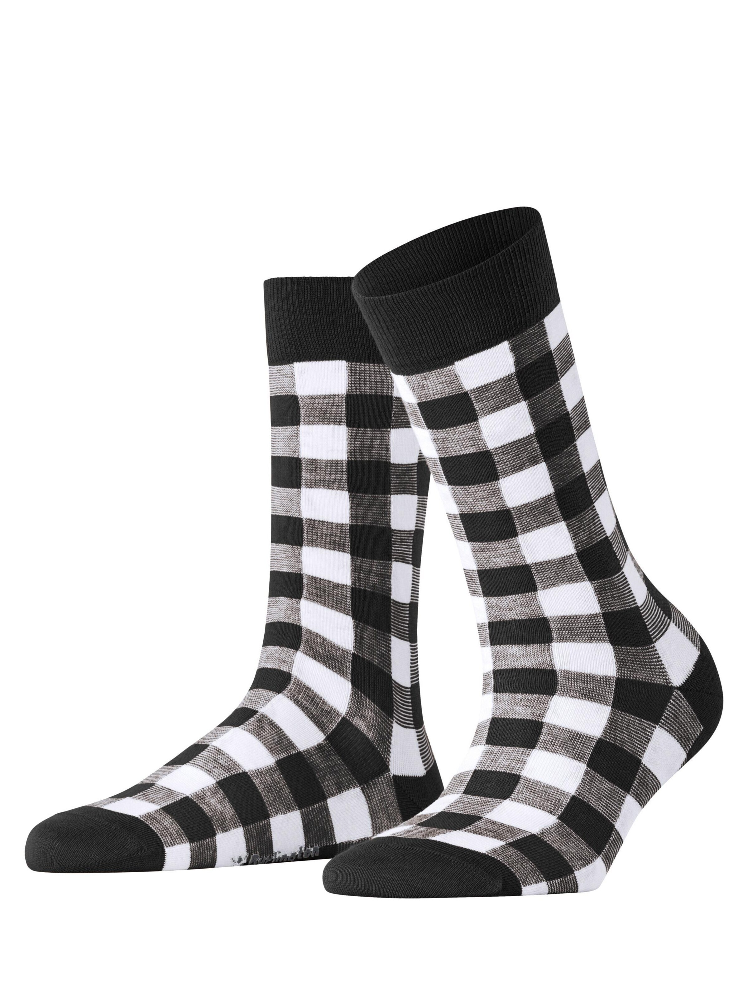 BURLINGTON Socken 'Vichy'‌‌‌‌‌‌‌ in Schwarz: Vorderseite