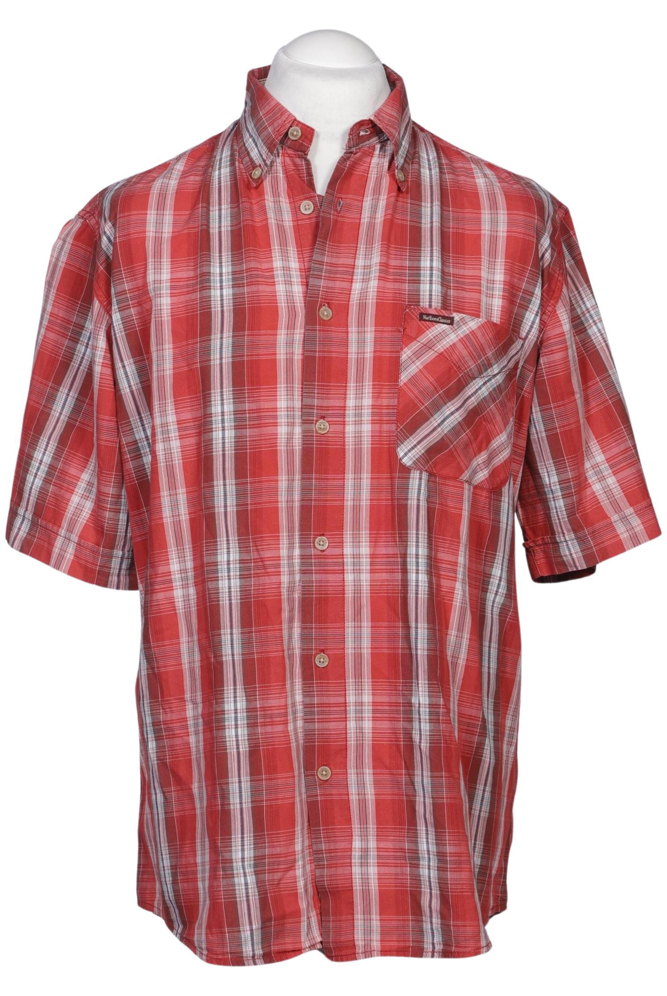 Marlboro Classics Button Up Shirt in L in Red: front