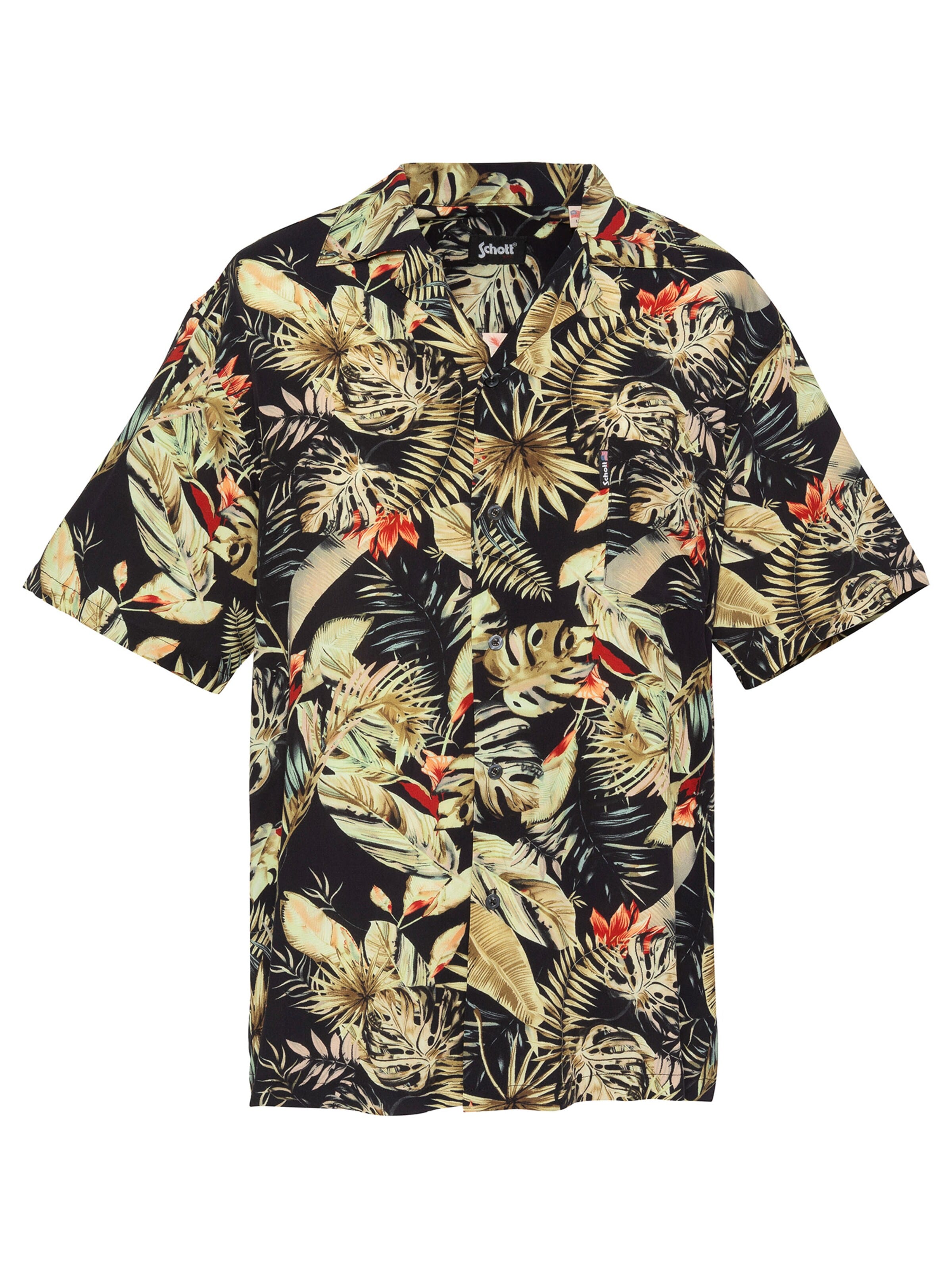 Schott NYC Button Up Shirt in M in Black, Item view