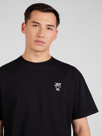 Cleptomanicx Shirt 'Sketch Gull' in Black