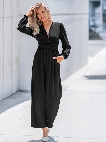 Cupshe Jumpsuit 'V-neck' in Black