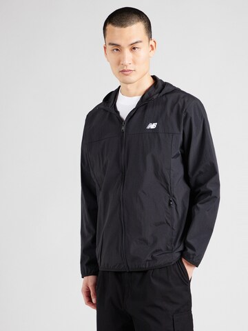 Veste mi-saison new balance en noir : devant