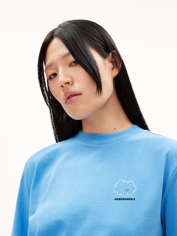 ARMEDANGELS T-Shirt 'TARJAA SMILE' (GRS) in Blau