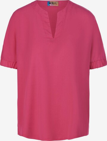 WALL London Blouse in Pink: front