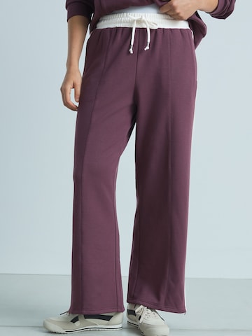 Wide Leg Pantalon Next en rouge