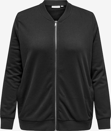 ONLY Carmakoma Collegetakki 'CARJOYCE' värissä musta: etupuoli