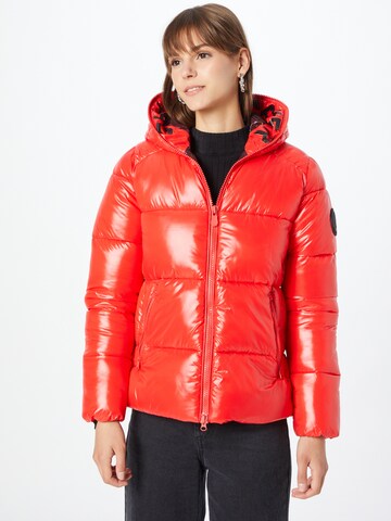 SAVE THE DUCK Winter Jacket 'LOIS' in Red: front