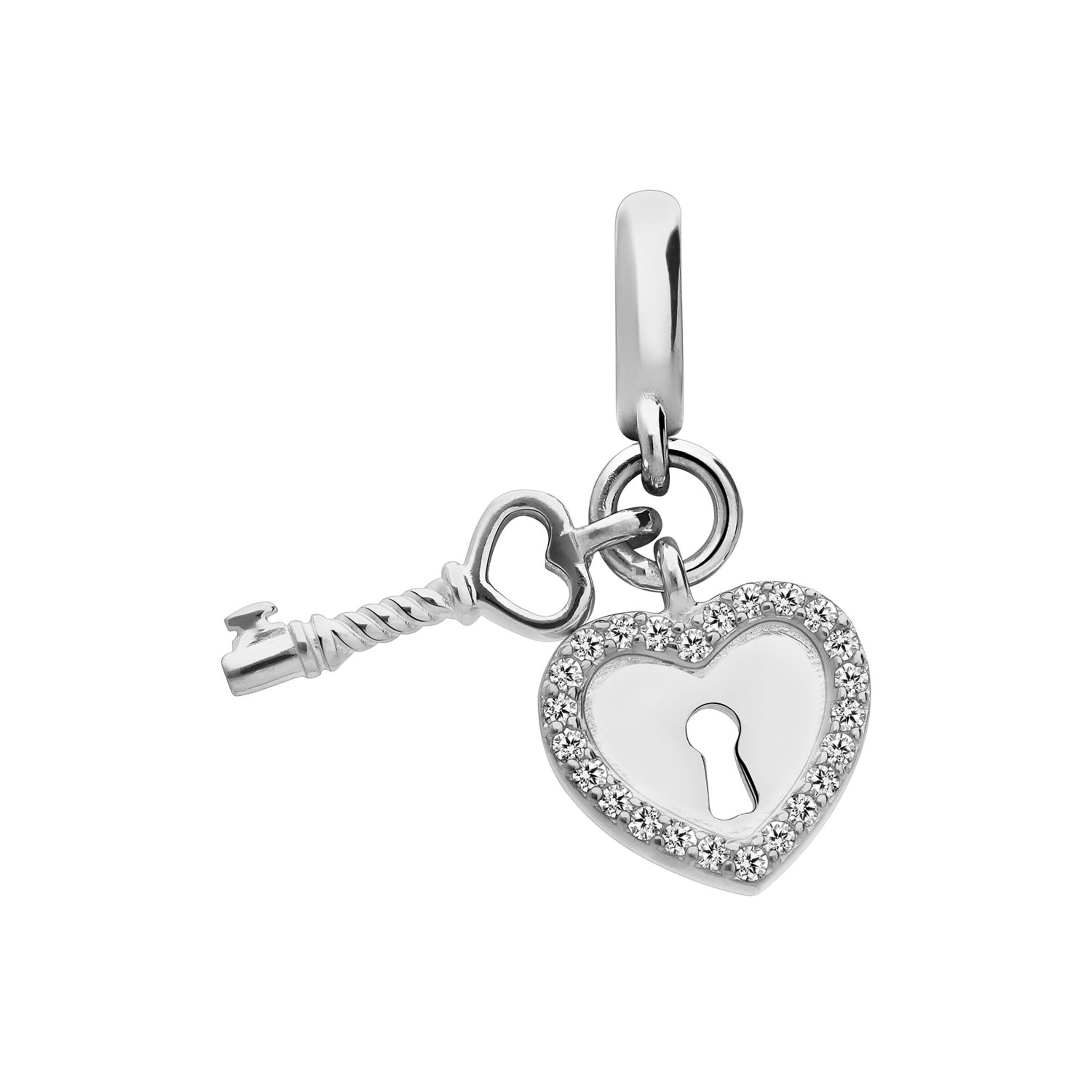 Lucardi Hangers 'Basic' in Zilver: voorkant