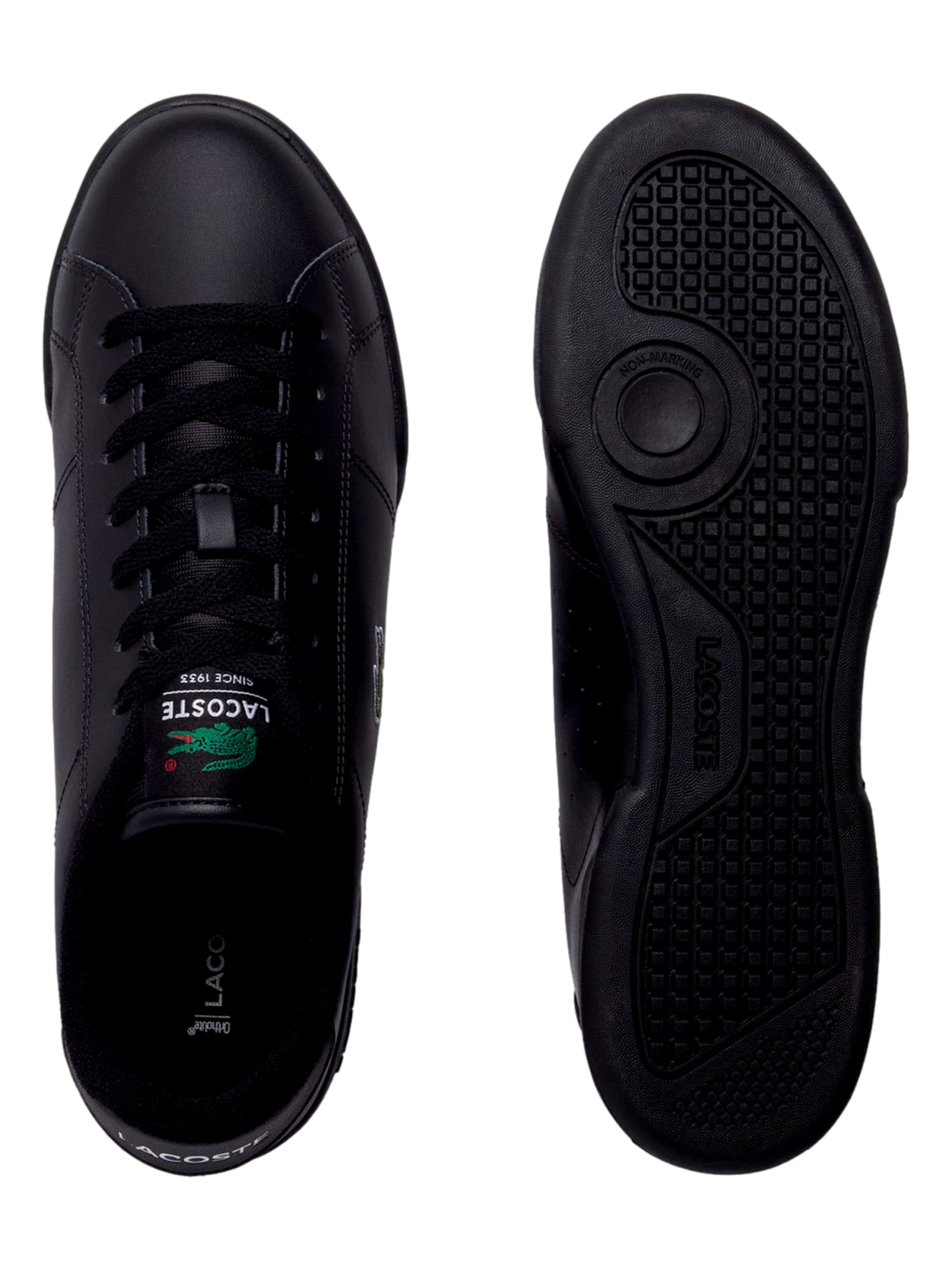 LACOSTE - Sapatilhas baixas 'Carnaby Cup' em preto