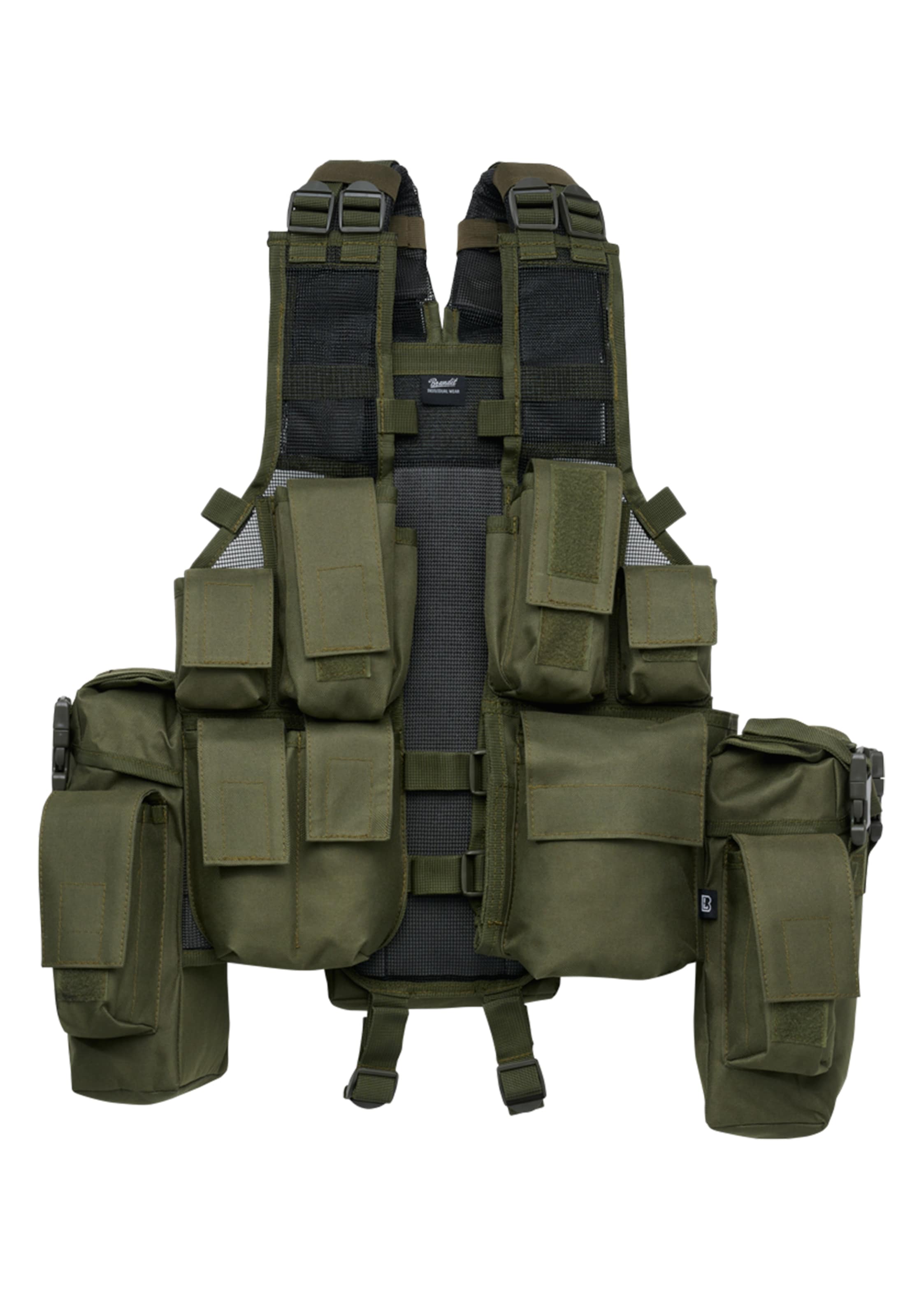 Gilet Brandit en vert : devant
