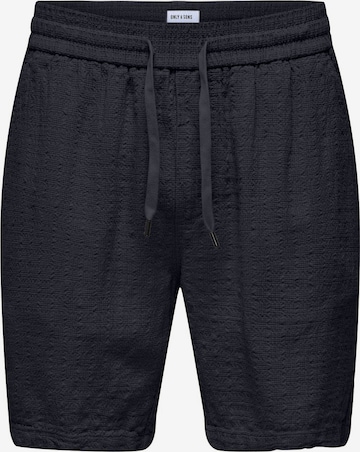 Pantalon 'ONSTel' Only & Sons en bleu : devant