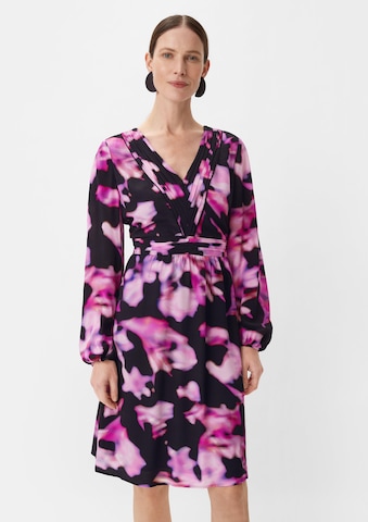 COMMA Kleid in Schwarz: Vorderseite