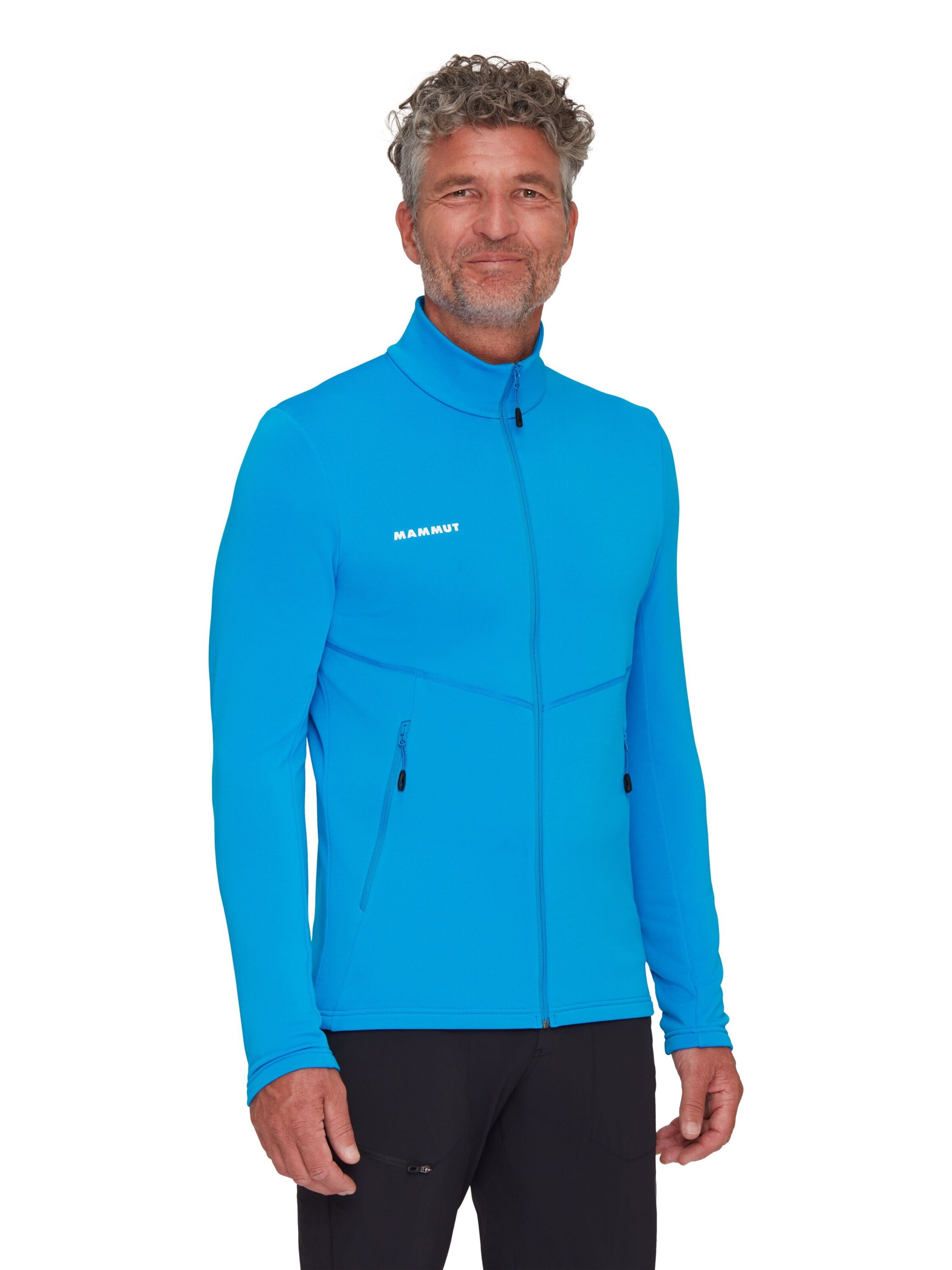 MAMMUT Funktionsfleecejacke 'Aconcagua Light' in Blau: Vorderseite