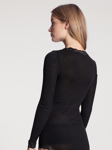 CALIDA Onderhemd 'Richesse Lace' in Zwart