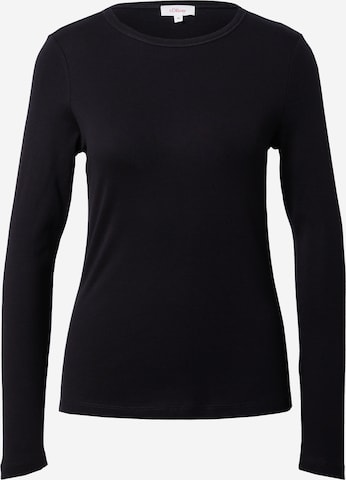 s.Oliver Shirt in Black: front
