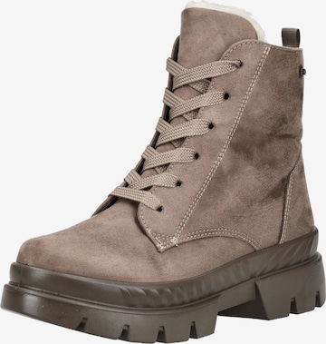 Bottines à lacets ARA en beige : devant