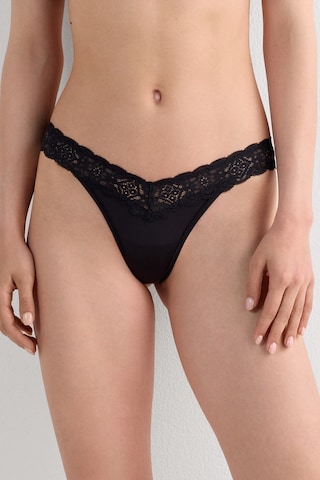 INTIMISSIMI Slip in Schwarz: Vorderseite
