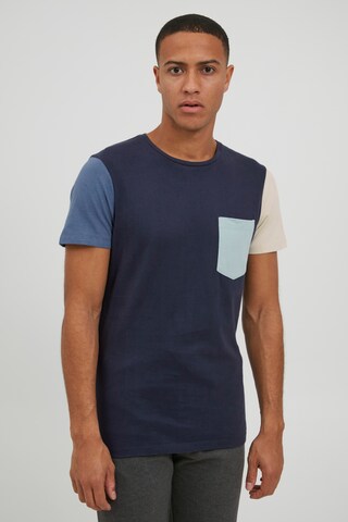 BLEND - Camisa 'LAMBERTO' em azul: frente