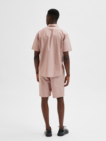 SELECTED HOMME Regular fit Overhemd in Roze