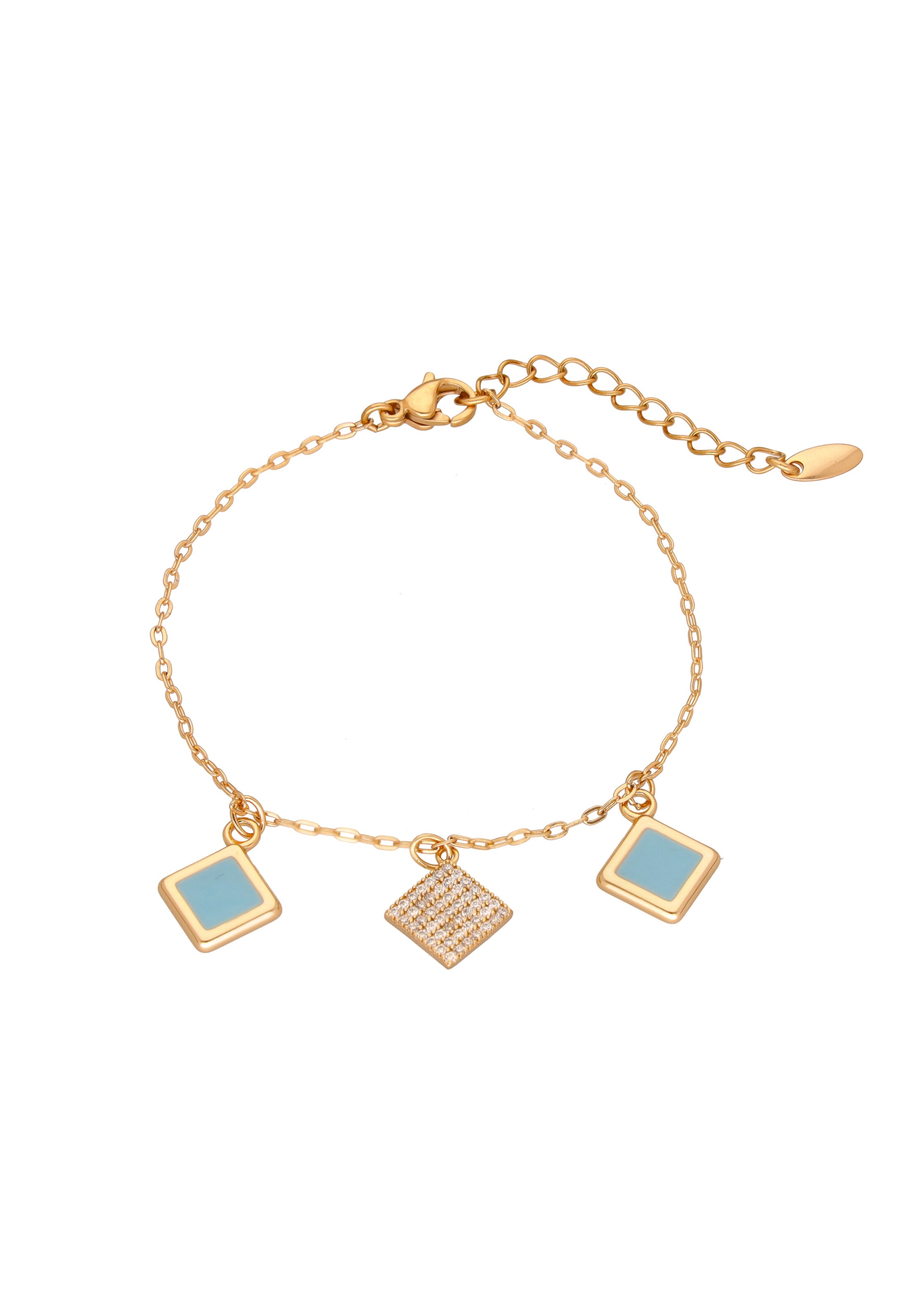 faina Pulseira em turquesa / ouro rosa, Vista do artigo