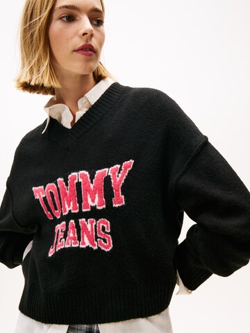 Tommy Jeans Pullover i sort