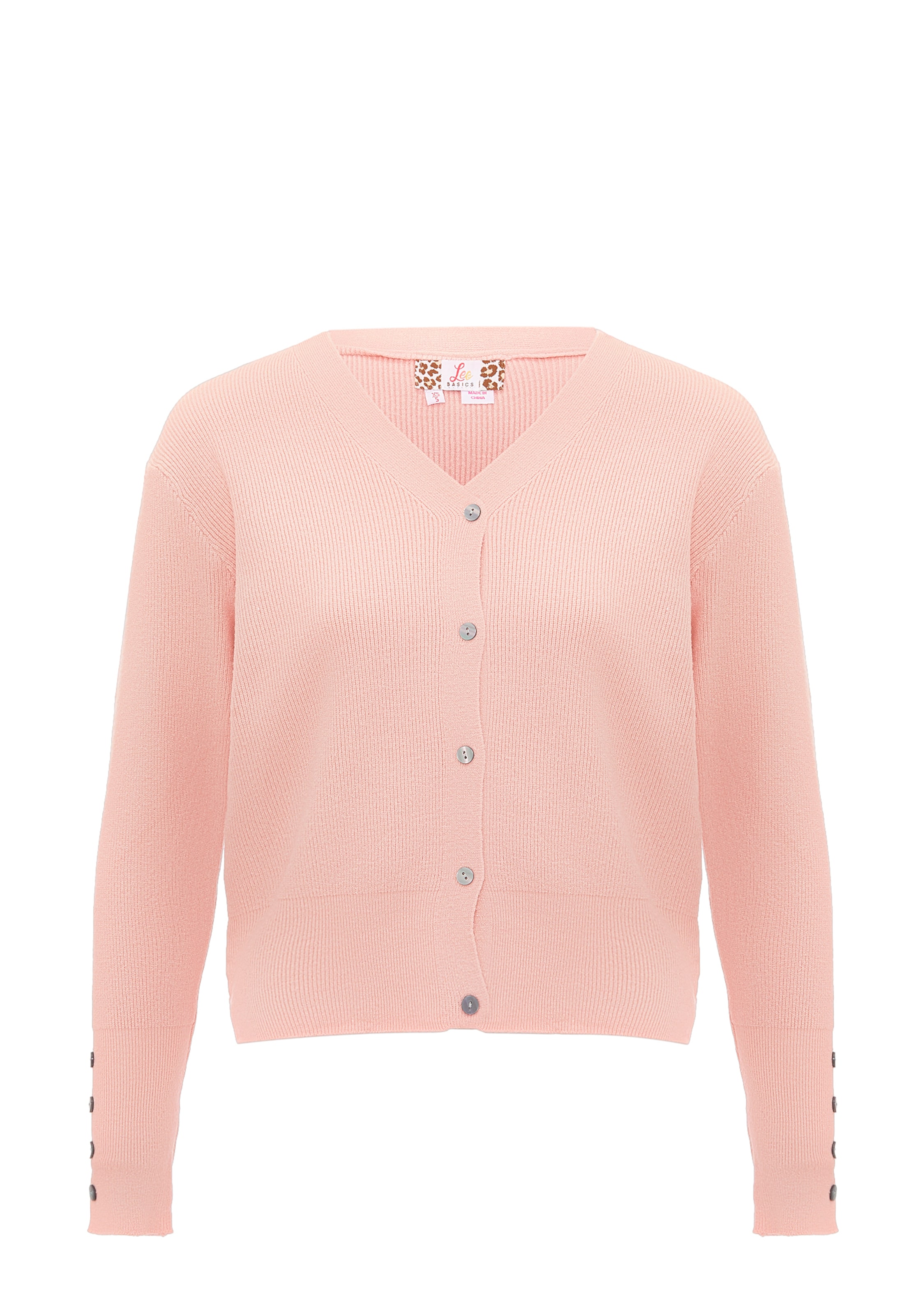 leo basicsKardigan - roza boja: prednji dio