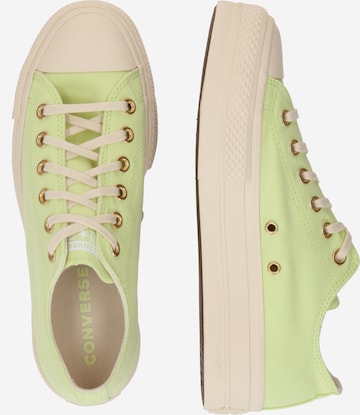 dzeltens CONVERSE Zemie brīvā laika apavi 'CHUCK TAYLOR ALL STAR'