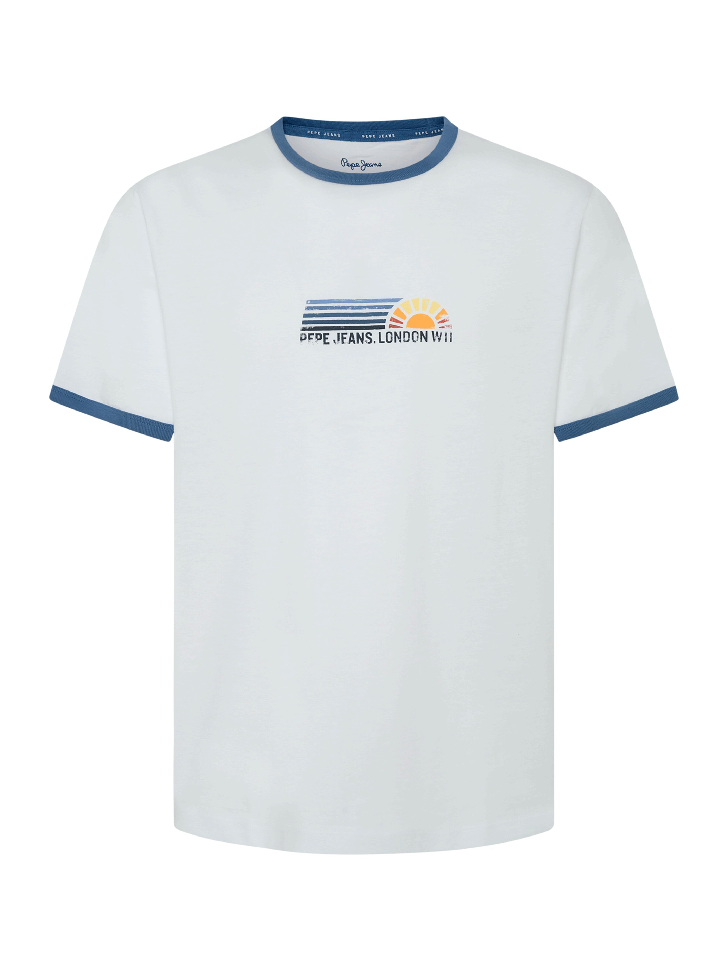 Pepe Jeans Shirt 'Adan' in Wit: voorkant