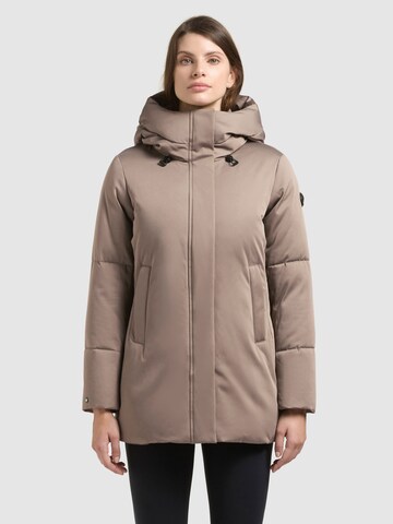 Veste d’hiver 'Allap2' khujo en marron : devant