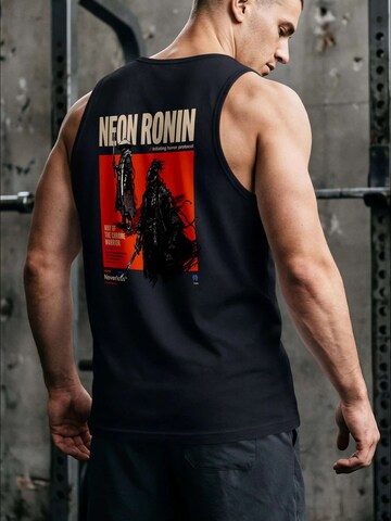 Neverless Shirt 'Neon Ronin' in Black