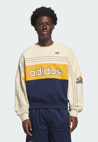 ADIDAS ORIGINALS - Sweatshirt 'Varsity' em branco: frente