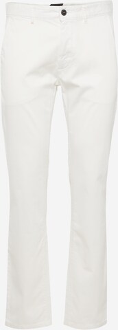 Pantalon chino BOSS en blanc : devant