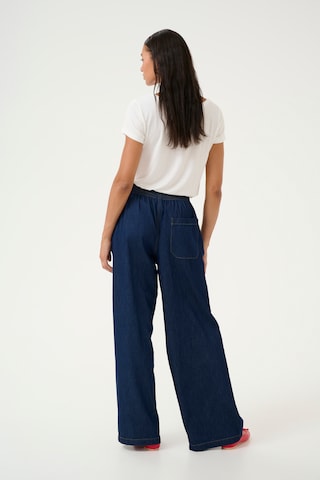 CULTURE Loosefit Hose in Blau