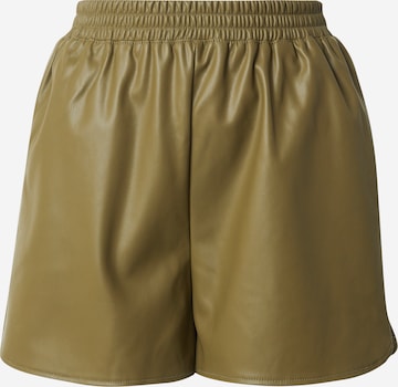 Regular Pantalon TOPSHOP en vert : devant