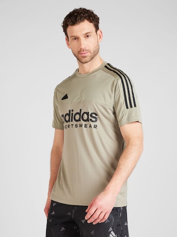 Maglia funzionale 'TIRO' di ADIDAS SPORTSWEAR in beige: frontale