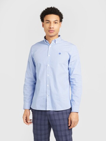 Springfield - Ajuste regular Camisa en azul: frente